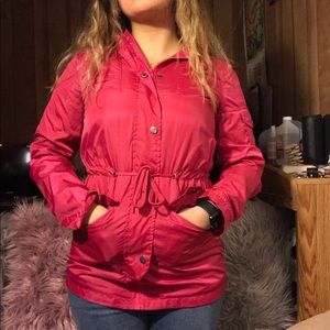 Pink Jacket Water Resistant